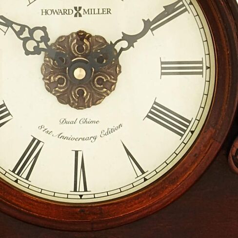 Howard Miller Andrea Mantel Clock 635-144 – Hampton Cherry Home Decor with Quartz, Dual-Chime Movement in Saudi Arabia