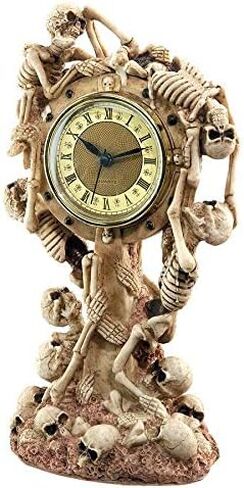 Design Toscano Skeleton Crew Sculptural Mantle Clock in Saudi Arabia