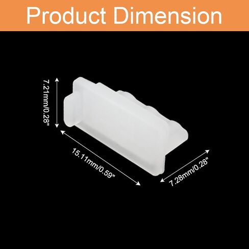 20 قطعة من السيليكون الشفاف USB A أنثى ضد الغبار سدادة حماية سدادة منفذ USB غطاء غطاء منفذ USB غطاء غطاء غطاء مقاوم للغبار لأجهزة الكمبيوتر المحمولة المكتبية in Kuwait