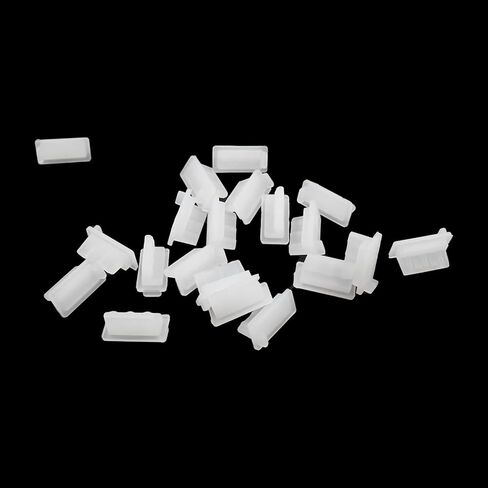 20 قطعة من السيليكون الشفاف USB A أنثى ضد الغبار سدادة حماية سدادة منفذ USB غطاء غطاء منفذ USB غطاء غطاء غطاء مقاوم للغبار لأجهزة الكمبيوتر المحمولة المكتبية in Kuwait
