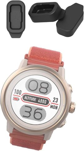 غطاء غبار متوافق مع COROS APEX 2/COROS APEX 2 Pro GPS للساعة الذكية الخارجية ومقابس الغبار وغطاء واقي لمنفذ الشحن (النوع A-أسود) in Kuwait
