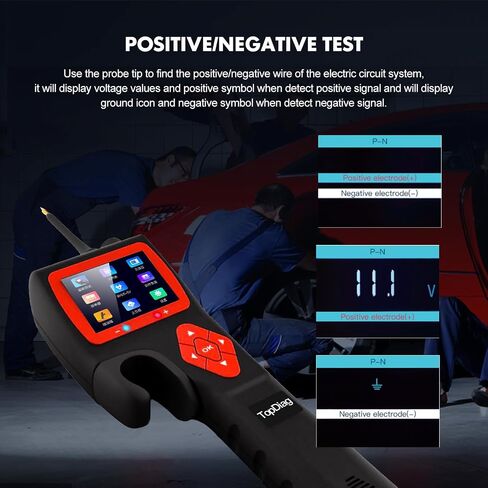 P200 Power Circuit Probe Kit - Advanced Automotive Electrical System Multimeter, Oscilloscope, Automotive Circuit Tester, Fuel Injector Activator, Short Circuit Finder - 9~30V in Kuwait
