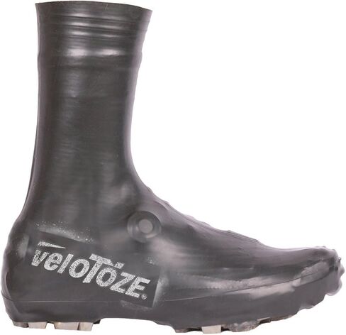 veloToze Tall Gravel Shoe Cover - MTB Overshoes Protect Cycling Shoes on Gravel Trails and Mountain Bike Rides - Protects Shoes and Feet from Rain in Saudi Arabia