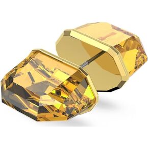 Swarovski 5600253 Lucent Yellow Crystal Gold Tone Plated Women's Stud Earring