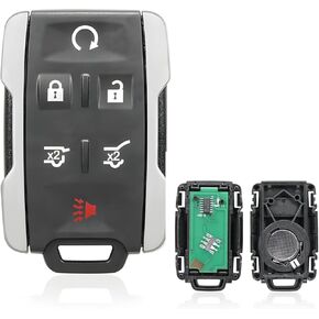 Replacement Keyless Entry Remote Car Key Fob M3N32337100 315Mhz 6 Button for 2015 2016 2017 2018 2019 2020 CHEVY TAHOE CHEVY SUBURBAN, for GMC YUKON