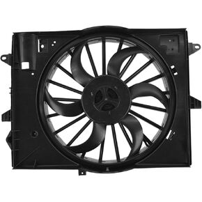 TRQ Radiator Cooling Fan Assembly Compatible with 2003-2004 Ford Thunderbird Lincoln LS