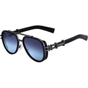 Polarized Aviator Sunglasses UV400 Protection for Men, Women - Vintage Gold Frame, Trendy Shades for Driving, Everyday Wear