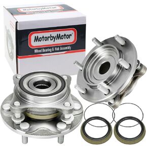 950-001 Front Wheel Bearing and Hub Assembly 4WD with 6 Lugs Fits for Lexus GX460 GX470 (All Models), Toyota 4Runner FJ Cruiser Tacoma (4WD ONLY) Hub Bearing (515040)-2PK