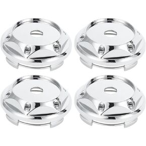 4 Pc Universal Wheel Center Caps Hub Caps Rim Center Caps OD: 68mm / 2.68" Wheel Caps Hubcap Center Covers Silver Tone Plastic for Ford for Chevy