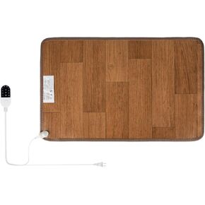 Heated Floor Mat Under Desk, Foot Warmer-Timed Temperature Control Graphene Electric Heating Film Heating Pad for Home,Office, 31.9" x 20"