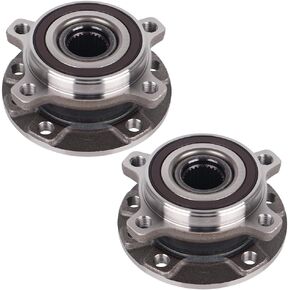 Autoround Pair 513349 Front Wheel Bearing Hub Assembly Compatible with 2014-2023 Jeep Cherokee without Off Road Suspension