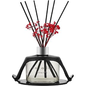 Beautyflier Reed Diffuser Holder, Acrylic Stand Compatible with COCODOR Preserved Flower Reed Diffuser, Acrylic Holder for 6.7oz Fragrance Oil and Frosted Glass Bottle Oil Diffuser for Car, Trucks