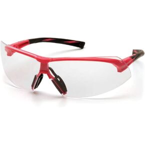 Pyramex Onix Eye Protection Pink Frame Clear Lens