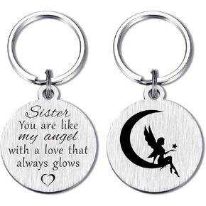Sister Gifts, Sister Keychain, Sis Key Ring