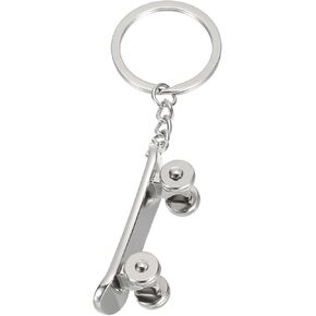 PATIKIL SkateBoard Hoop Keychain, Mini Cute Sports Basketball Key Chain Sport Ball Pendant Key Ring Bag