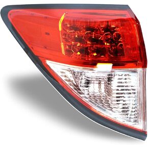 Tail Light Compatible With 2019-2022 Honda HR-V HRV Sedan Outer Right Passenger Side Replace:33502-T7S-A01