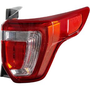 Tail Light Assembly Compatible with 2016 2017 2018 2019 Ford Explorer with Bulb Replacement Number FB5Z13404A Only Right/Passenger Side