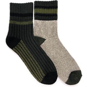 MUK LUKS Men's Camp Socks (2 Pair Pack)