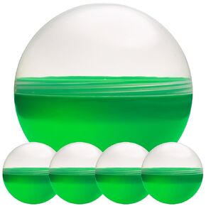 Big Claw Machine Capsules Translucent Red Plastic Sphere Large Party Favor Containers Round 5 pcs 7.9 inch Jumbo Plastic Christmas Ornaments Extra Large Gift Box Craft Party Supplies Vending Capsules