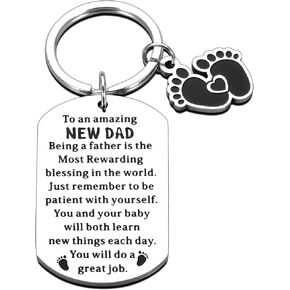 First Time Dad Gifts, New Dad Gifts First Time, New Dad Keychain, Gender Reveal Gifts Ideas, Husband Gifts from Wife, Pregnancy Announcement for Husband, New Father to Be Gifts, New Dad Birthday Gift