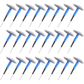Acouto Car Tire Plug Patch Kit 24 pcs Tire Repair Patch Plug Combo Universal Tubeless Tire Puncture Repair Mushroom Plug Patch Gum Tire Repair Tool for Car Motorcycle Electric Vehicle(36 * 4mm)