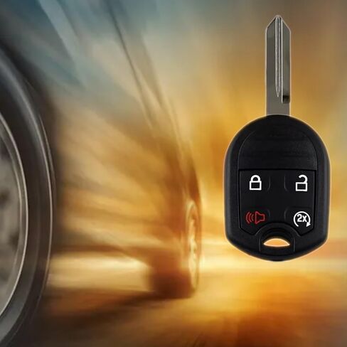 Keyless Entry Remote Key Fob fits for Ford 2005-2012 Escape 2007-2015 Edge 2001-2015 Explorer 2003-2016 Expedition 2004-2013 Econoline 2009-2017 Flex 2005-2007 4 Button (4butcirc) in Saudi Arabia