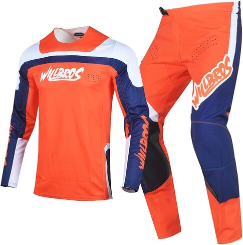 Mens Motocross Jersey Pants Combo Dirt Bike Offroad MX Gear Set Racing Riding Suit Adult in Saudi Arabia