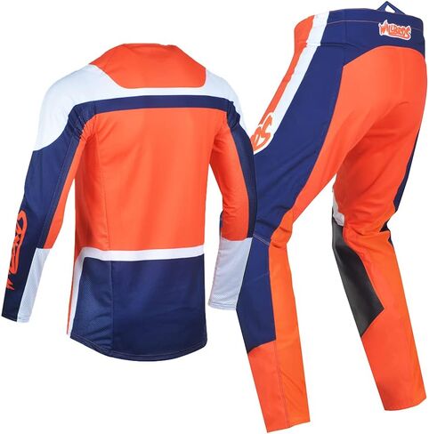Mens Motocross Jersey Pants Combo Dirt Bike Offroad MX Gear Set Racing Riding Suit Adult in Saudi Arabia