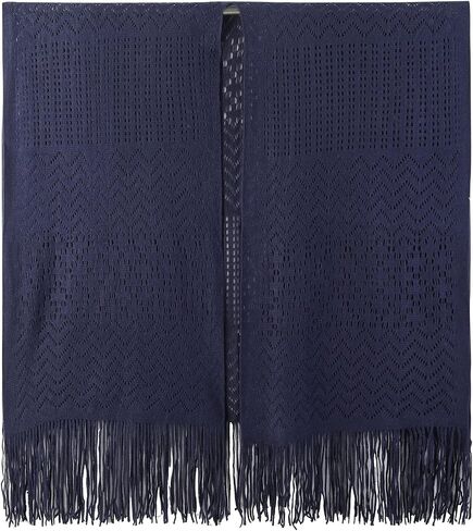 Fomolom Women Swimsuit Crochet Swim Cover Up Bathing Suit Beach Swimwear Knitted Cardigan Shawl Wrap with Fringes in Kuwait