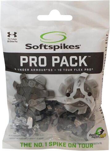 Softspikes - Replacement Spikes for Nike Tour Victory 3 - Tour Flex Pro/Tornado Pro Pack - 18 Count, Transclucent/White in Saudi Arabia