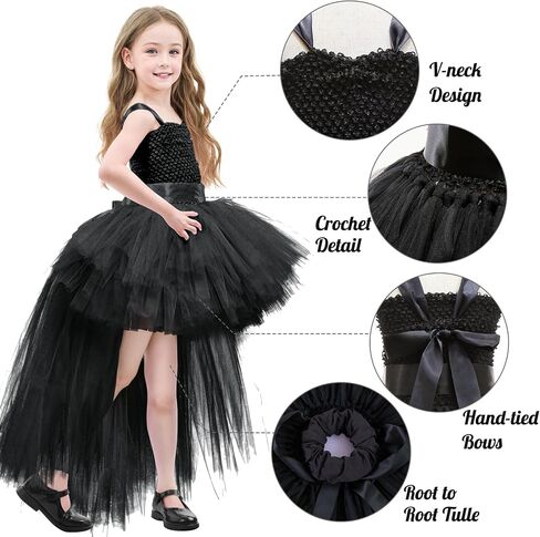 Tao-Ge Christmas Tutu Dress for Girls Tulle Dresses Fairy Princess Dress for Kids Toddler Little Girl Birthday Party Outfit in Kuwait