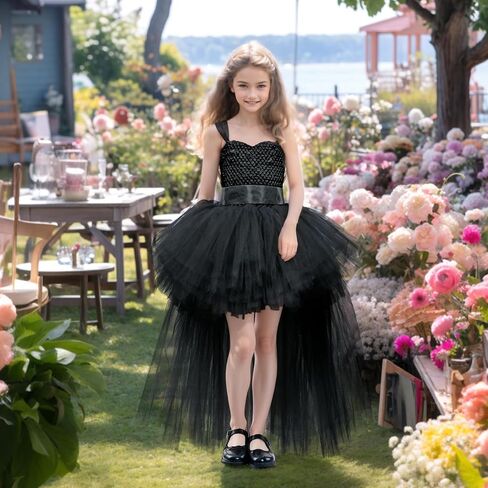 Tao-Ge Christmas Tutu Dress for Girls Tulle Dresses Fairy Princess Dress for Kids Toddler Little Girl Birthday Party Outfit in Kuwait