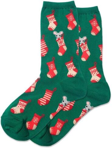 Hotsox Christmas Stocking Mouse Socks 1 Pair in Kuwait