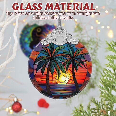 Religious Ornament, Christian Christmas Ornament, Cross Christmas Decoration, Ornaments for Christmas Tree, Stained Glass Ornament, Heirloom Keepsake, Gift Exchange, Gift Ideas, Bauble Present in Saudi Arabia