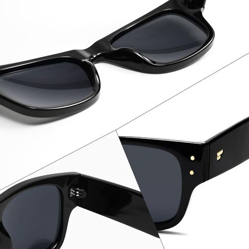 VANLINKER Classic Polarized Thick Square Sunglasses for Men Women Trendy Polarized Shades Gafas De Sol Hombre VL9776 in Saudi Arabia