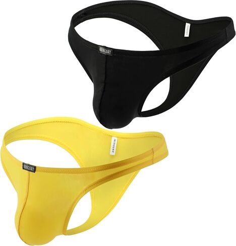 IKINGSKY Men's Sexy Brazilian Underwear Soft Pouch Bikini Under Panties Half Back Coverage Mens Underwear in Kuwait