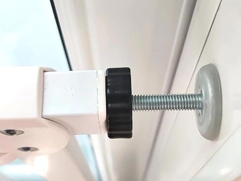 AMORBASE Pet Gates Spindle Rods 8mm(M8) - Replacement Threaded Screw Bolts Hardware Parts Kit Wall Protector for Baby Pressure Mounted Safety Door & Pet Stair Gates (White) - by AMORBASE in Kuwait