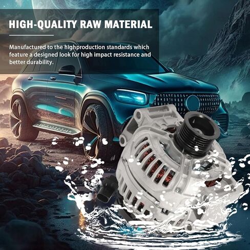 المولد لـ 2006-2009 W203 C230، 2006-2007 W203 C280، C300، C350، 2010-2011 E350، SLK280، SLK300، SLK350، CLK350، V6 3.0L 3.5L A2721540002 0124525054 in Kuwait