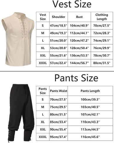 11 Pcs Adult Pirate Costume Men Renaissance Medieval Shirt Ankle Banded Pants with Viking Accessories Beard Arm Guard in Saudi Arabia