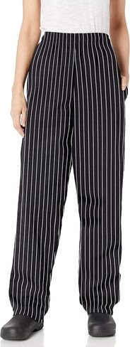 Uncommon Threads Unisex Cotton Elastic Waist Classic Cook Chef Pants in Kuwait