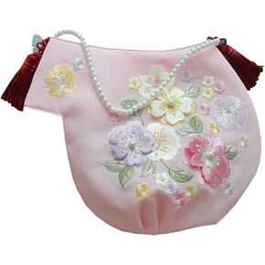 Hanbok Hat Cap Korea Traditional Dress Party Jobawi First Birthday Dol Celebrations 1-3 Ages Pink Embroidery