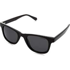 Men's PLD 1016/S/NEW Polarized Square Sunglasses, Black, 50mm, 22mm