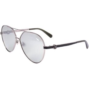 Moncler Sunglasses ML 0263 Vizta 14Q Matte Black, Green, Silver/Greensilver Mi