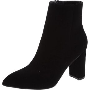 TOP Moda Womens Chunkly High Heel Ankle Booties