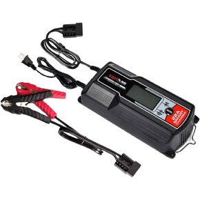 KickAss 12V 22A 9-Stage Automatic Smart ACDC Battery Charger for STD, AGM, Lead Acid & Lithium Batteries 9 Stage Charging with Fast 22A Charging Mode LED Display