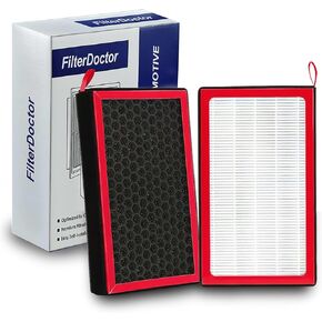 2 Pack HEPA Cabin Air Filter for Tesla Model 3 and Model Y 2016-2024 with Activated Carbon, Cabin Air Filter Replacement for Tesla Model, Easy Install and Fresh Air Intake Filter