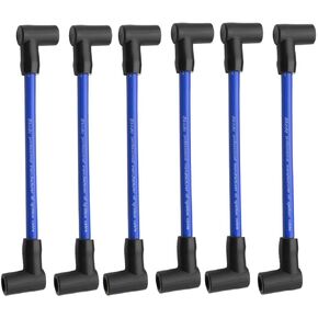 6 Pcs Spark Plug Wire 6" High Performance Premium Marine Replacement for Evinrude OMC Johnson Spark Plug Wire Leads Set Sierra Boating Accessories Replace 18-8816-1 ZF478V