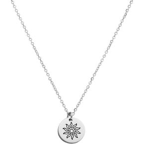 Pause Necklace for Women Yoga Jewelry Stainless Steel Pause Dainty Necklace Wanderlust Necklace Zen Necklace