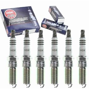 6 pc NGK Iridium IX Spark Plugs compatible with Mazda CX-9 3.5L 3.7L V6 2007-2015