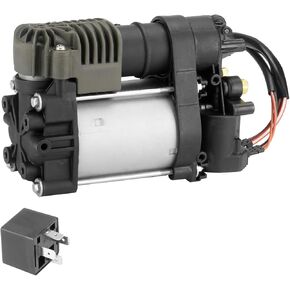 Air Suspension Compressor Pump with Relay Fits for Porsche Panamera 2010-2016, Replace 97035815107, 97035815108, 97035815110, 97035815111